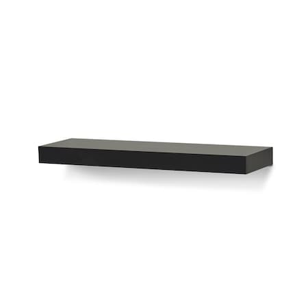 Kd 20 in. Mini Avalon Floating shelf, Black KD3039991